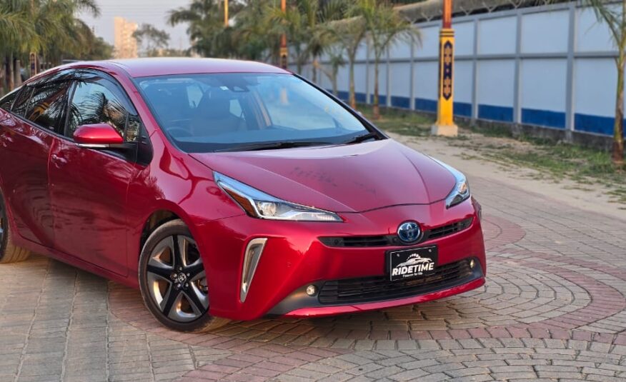 TOYOTA PRIUS 2020 RED