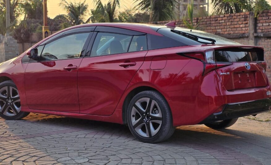 TOYOTA PRIUS 2020 RED