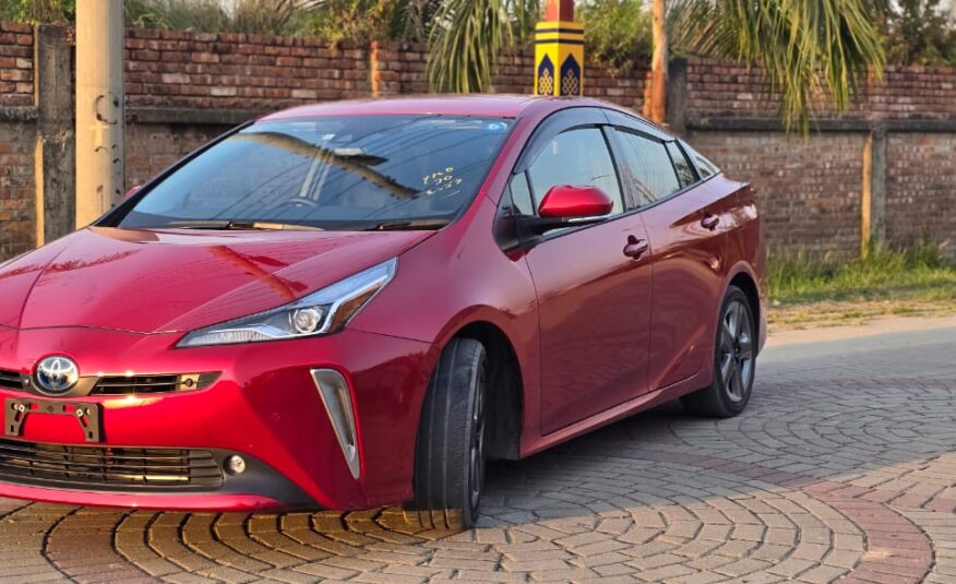 TOYOTA PRIUS 2020 RED