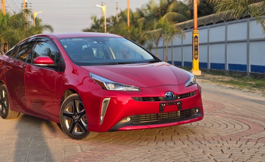 TOYOTA PRIUS 2020 RED