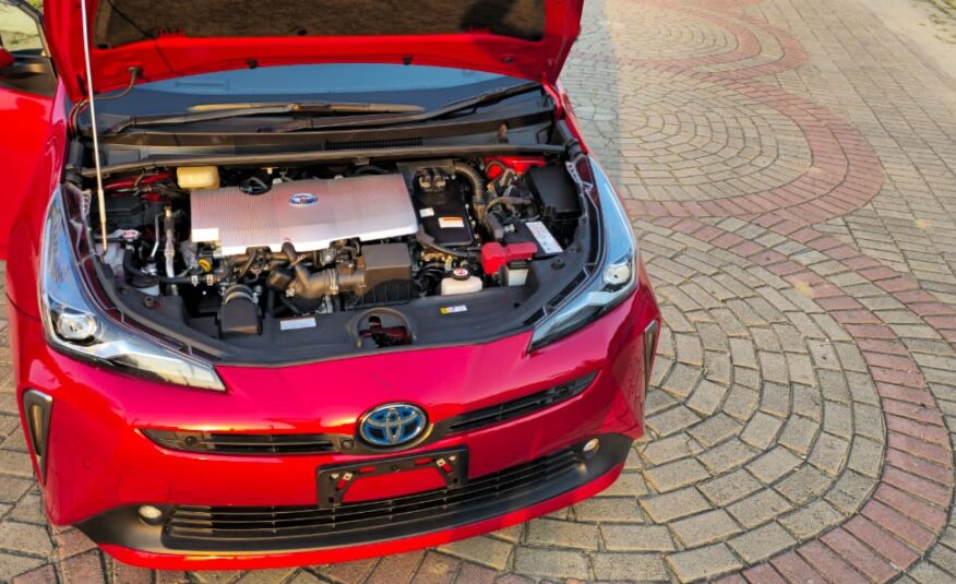 TOYOTA PRIUS 2020 RED