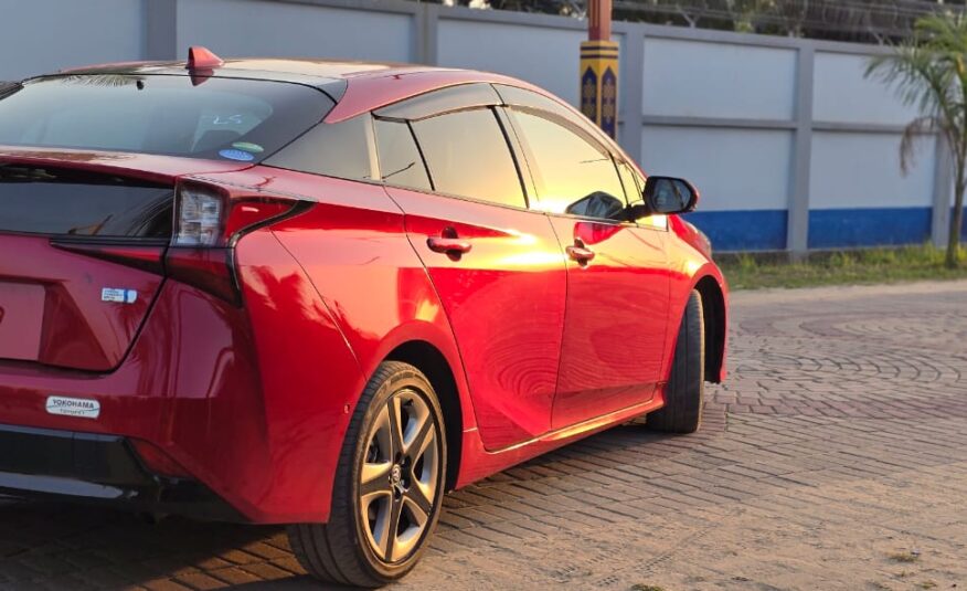 TOYOTA PRIUS 2020 RED